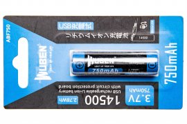 Elem Wuben 14500B Li-Ion 750mAh