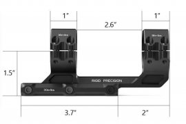 Arken egydarabos szerelék 20MOA 22mm/34mm