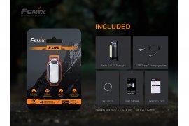 Tölthető Fenix E-LITE zseblámpa