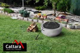 Tűzrakóhely LA PALMA fehér MgO