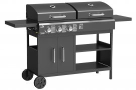 Grill Cattara COUPLE 2in1 Gáz / Fa szén
