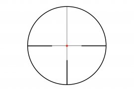 Távcső Bushnell Nitro+ 1-6x24mm German 4A fekete