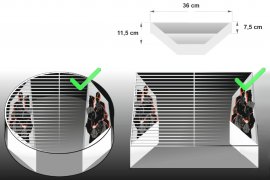 Box közvetett grillezéshez Cattara 2 db