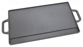 Kétrészes grill lap, kétoldalas, 50x23x1,4cm