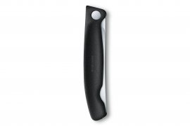 Zöldség hámozó-zárókés Victorinox hullámos él Fekete