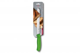 Kenyérvágó kés Victorinox 21cm zöld