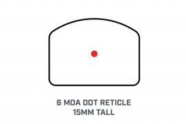 Kolimátor Bushnell RXC-200 Compact 1x21 reflex fekete