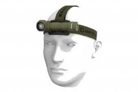 Fejlámpa Armytek Wizard C2 Pro hideg fény Olívzöld