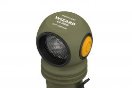 Fejlámpa Armytek Wizard C2 Pro hideg fény Olívzöld
