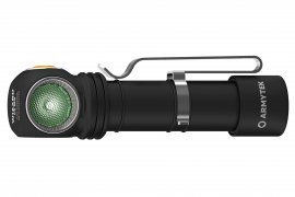 Armytek Wizard C2 WG fejlámpa hideg és zöld fénnyel