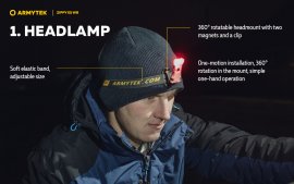 Kulcstartó Armytek Zippy ES WR Red