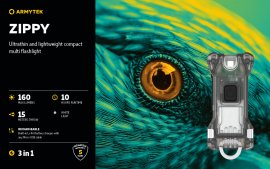 Kulcstartó Armytek Zippy Red