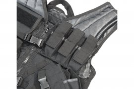 Taktikai mellény Mil-Tec CROSSDRAW USMC fekete