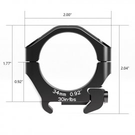 Szerelék Arken Halo 22mm/34mm alacsony