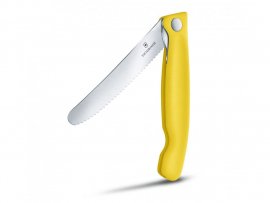 Victorinox zöldség hámozó kés, hullámos él, sárga