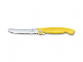 Victorinox zöldség hámozó kés, hullámos él, sárga