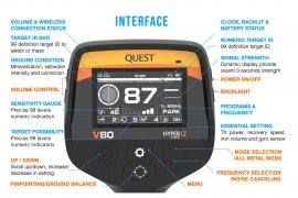 Fémkereső detektor Quest V80