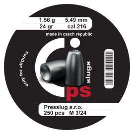Presslug PS Slugs 5,49mm/.216, 1,56g/24gr 250db