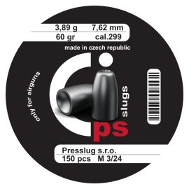 Presslug PS Slugs 7,62mm/.299, 3,89g/60gr 150db