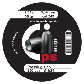 Presslug PS Slugs 6,34mm/.249, 2,33g/36gr 200db