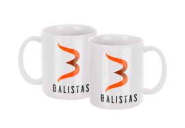 Bögre Balistas 325 ml Logo+Text