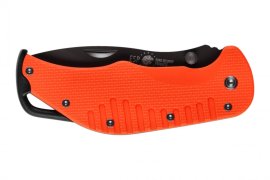 Összecsukható EDC kés ESP sima éllel - narancssárga