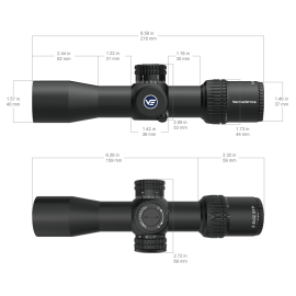 Távcső Vector Optics Veyron 2-8x32 IR SFP Compact MPR-V5 MIL