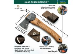 Fejsze BeaverCraft Compact Axe Woodcarving AX1 2
