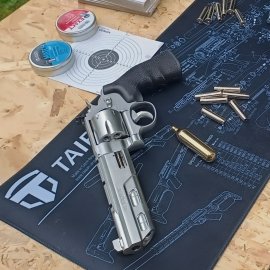 Értékelések: Légpisztoly revolver Smith&Wesson 629 Competitor 6" Diabolo 4,5mm - 1