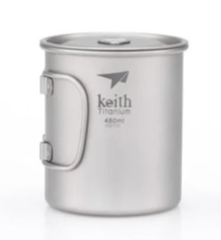 Keith titán bögre fedéllel 450ml 2