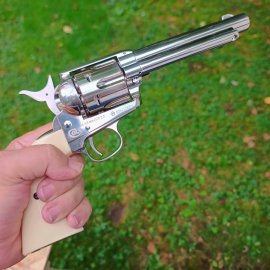 Értékelések: Légpisztoly revolver Umarex Colt SAA .45 Diabolo nikkel 4,5 mm - 1