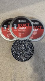 Értékelések: Diabolo JSB Exact Jumbo 5,51mm 500db - 1