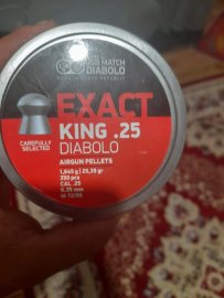 Értékelések: Diabolo JSB Exact King 6,35mm 350db - 1