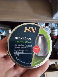 Értékelések: H&N Heavy Slug 6.35mm/.250 2.98g/46gr - 1