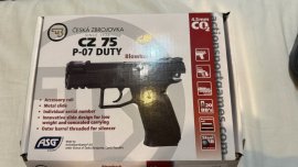 Értékelések: Légpisztoly ASG CZ 75 P-07 Duty Blowback 4,5mm - 5