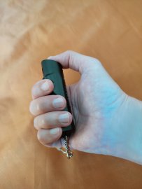 Értékelések: Önvédelmi spray KKS kulcstartó OC 5000 Life Guard 15ml fekete - 1