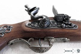 Replika kovás pisztoly Blunderbuss, Ausztria 18. század 3