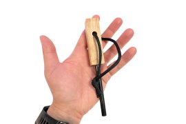 Tűzgyújtó JuBö Bushcraft Tinder Firesteel - FatWood 4