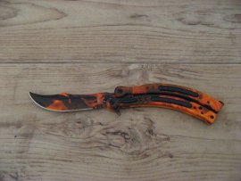 Értékelések: Kés Joker motýlek JKR614 Flames - 5