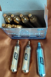 Értékelések: Bombičky CO2 ULTRAIR CARE KIT 12g ASG 10db - 1