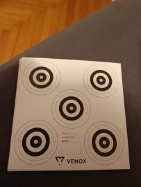 Értékelések: Lőlap Venox 14x14 5 céltábla 100db - 1