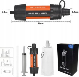 Zsebméretű vízszűrő Mini Water Filter 6v1 2