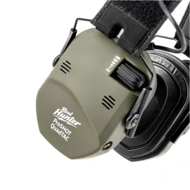 Aktív lövészeti fültok RealHunter Active ProSHOT QuadTAC olívazöld 2
