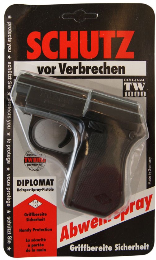 Önvédelmi spray TW1000 CS Fog pisztoly Diplomat 20ml
