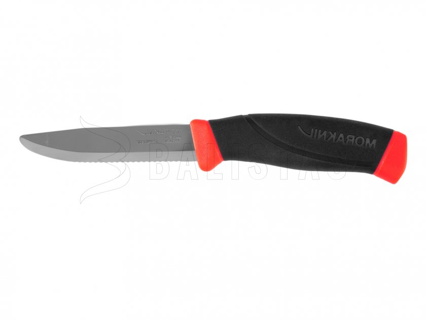 Morakniv Companion F Rescue kés, piros, rozsdamentes