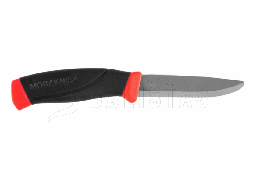 Morakniv Companion F Rescue kés, piros, rozsdamentes