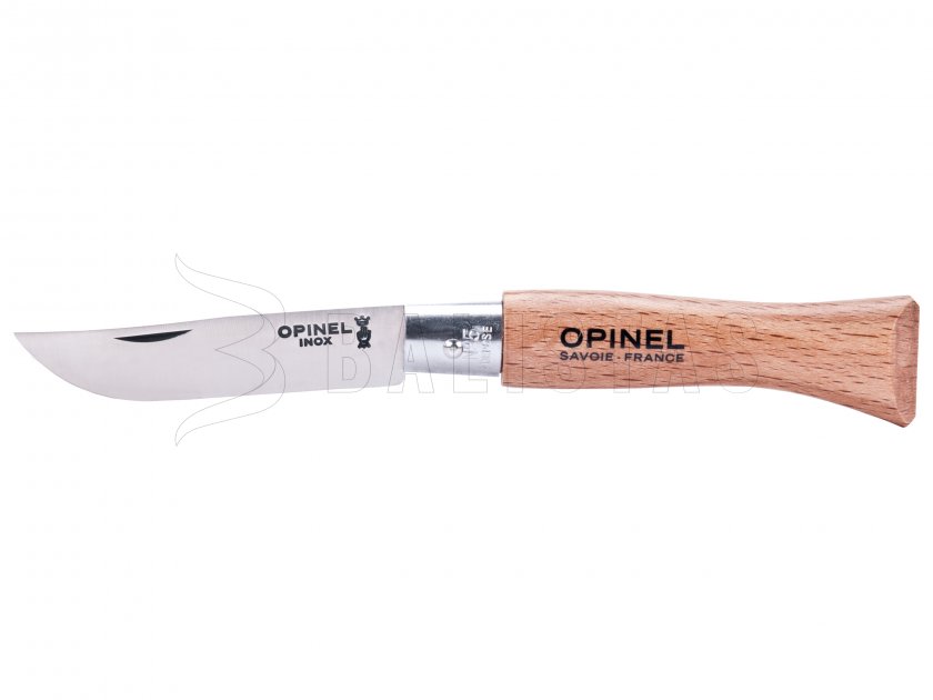 Zsebkés Opinel 5 Zavírací Inox Bükk
