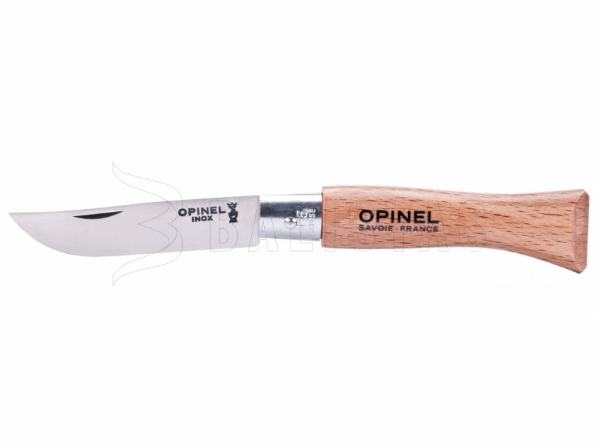 Zsebkés Opinel 5 Zavírací Inox Bükk