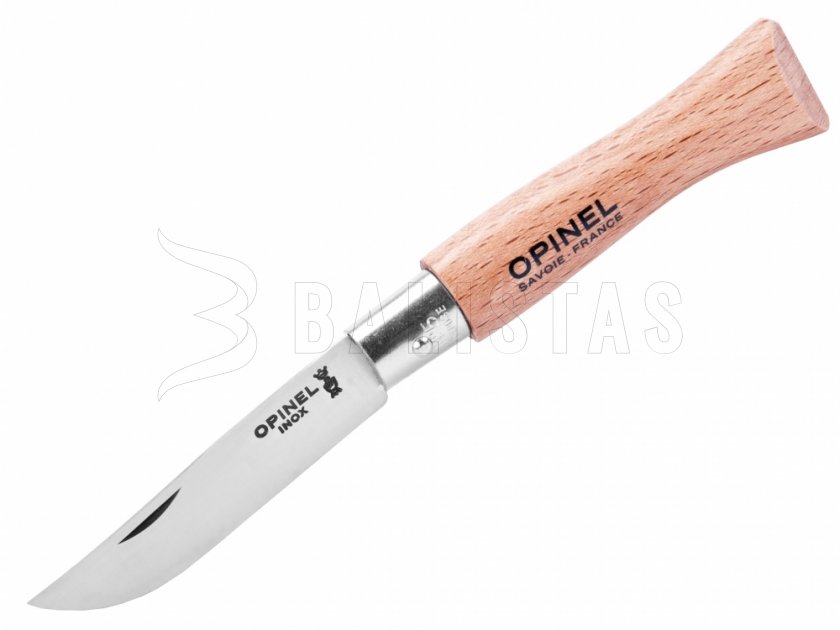 Zsebkés Opinel 5 Zavírací Inox Bükk