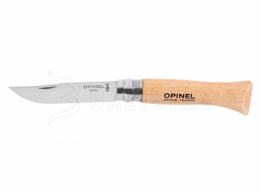 Nůž Opinel 6 Zsebkés Inox Bükk